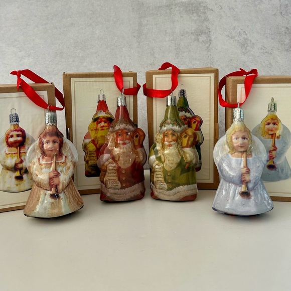 Vintage Thomas Pacconi Classic Christmas Ornaments Set of 10 New Original Box - Picture 9 of 11